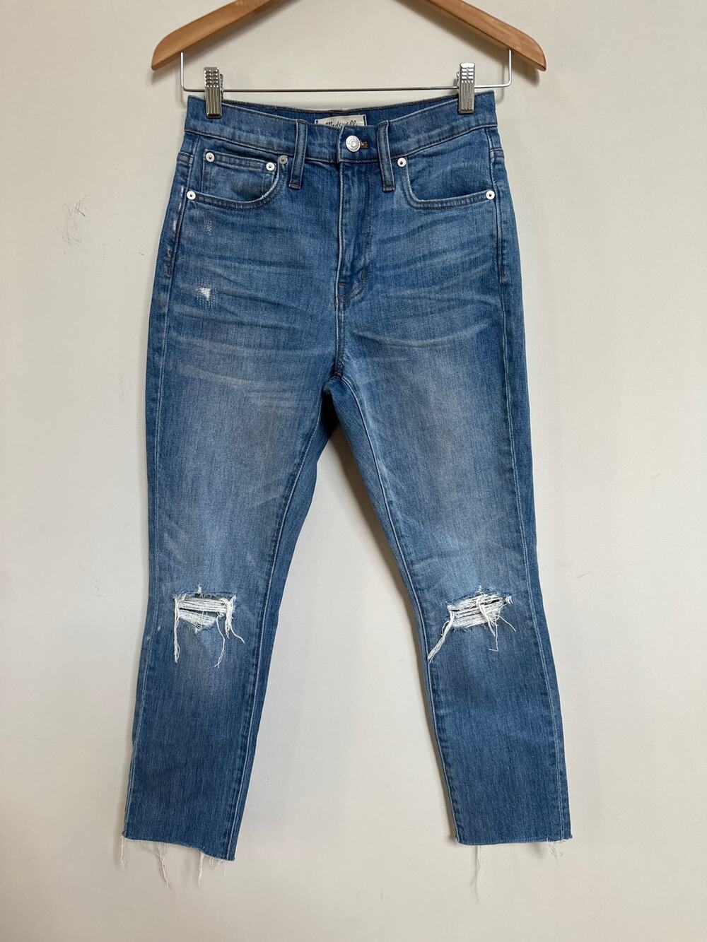 Madewell The High Rise Slim Boy Jean Size 24 Classic Basic Minimalist Normcore